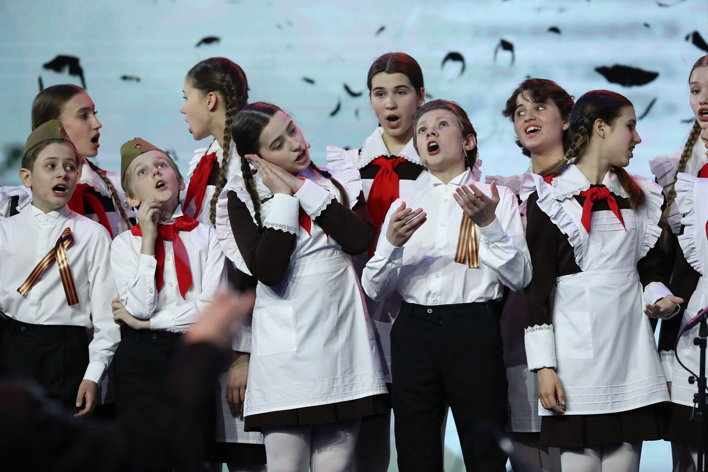 RUSSIA EXPO. Concert for Great Victory Day youth opera program and children's choir of the Bolshoi Theater