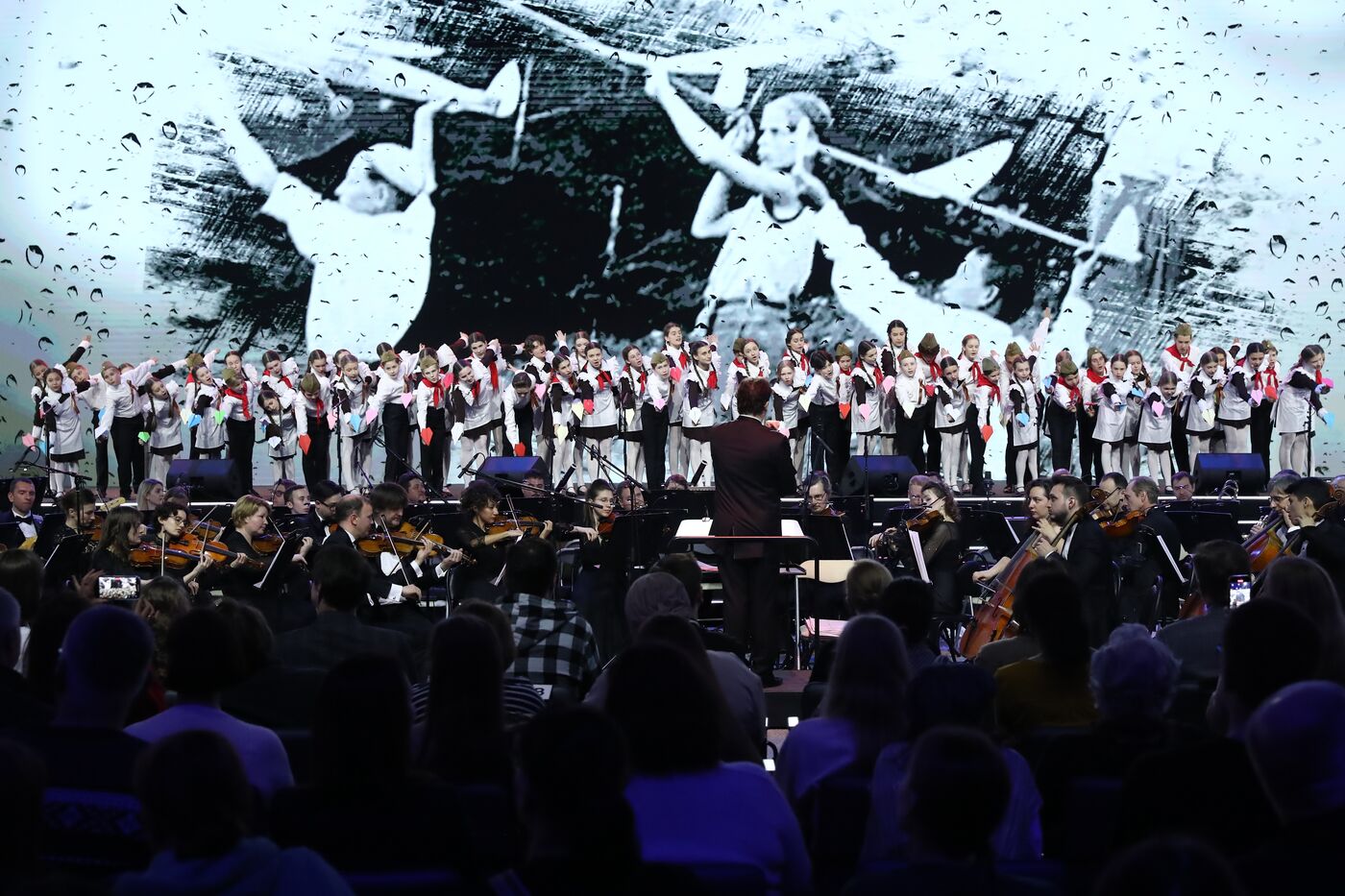 RUSSIA EXPO. Concert for Great Victory Day youth opera program and children's choir of the Bolshoi Theater