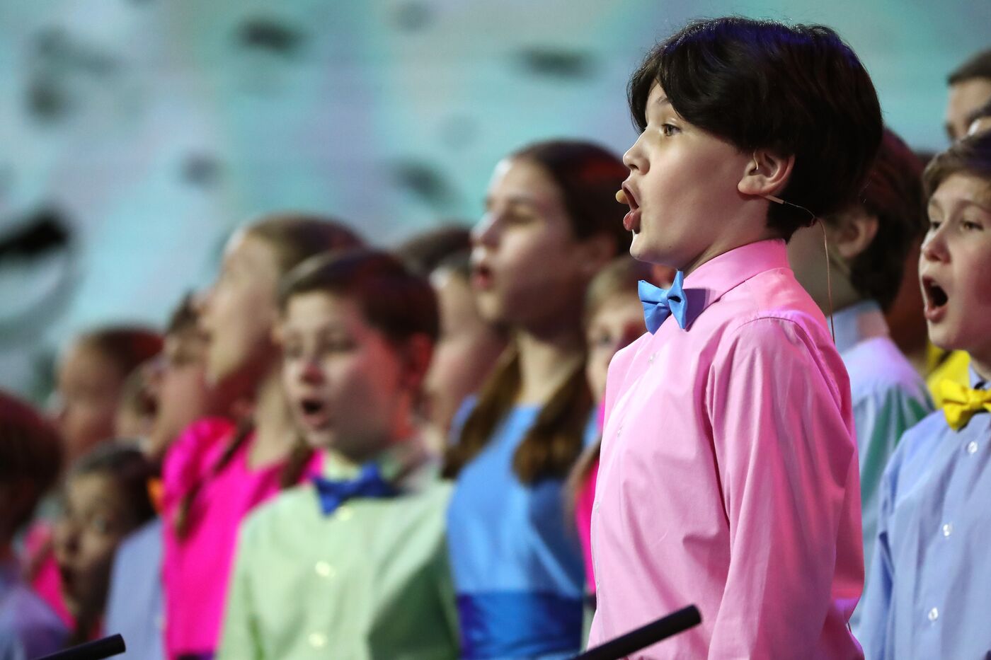 RUSSIA EXPO. Concert for Great Victory Day youth opera program and children's choir of the Bolshoi Theater