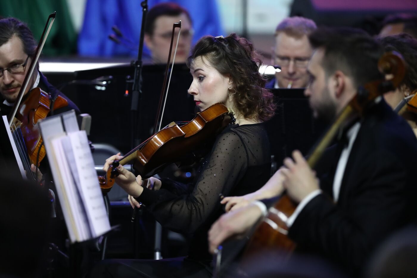 RUSSIA EXPO. Concert for Great Victory Day youth opera program and children's choir of the Bolshoi Theater