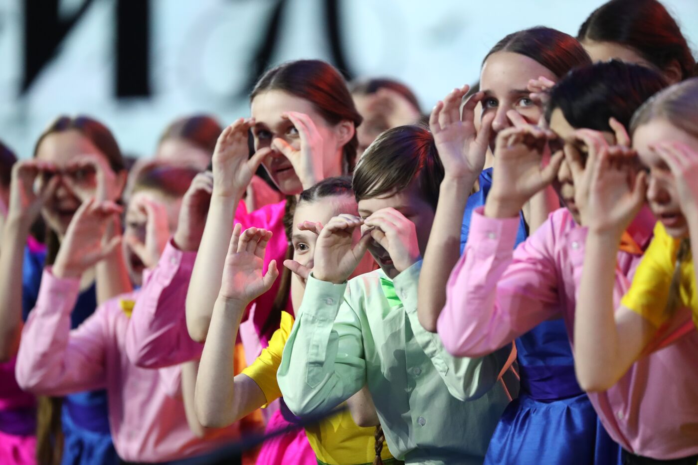 RUSSIA EXPO. Concert for Great Victory Day youth opera program and children's choir of the Bolshoi Theater