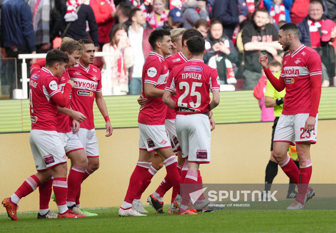 Russia Soccer Premier-League Spartak - Krasnodar