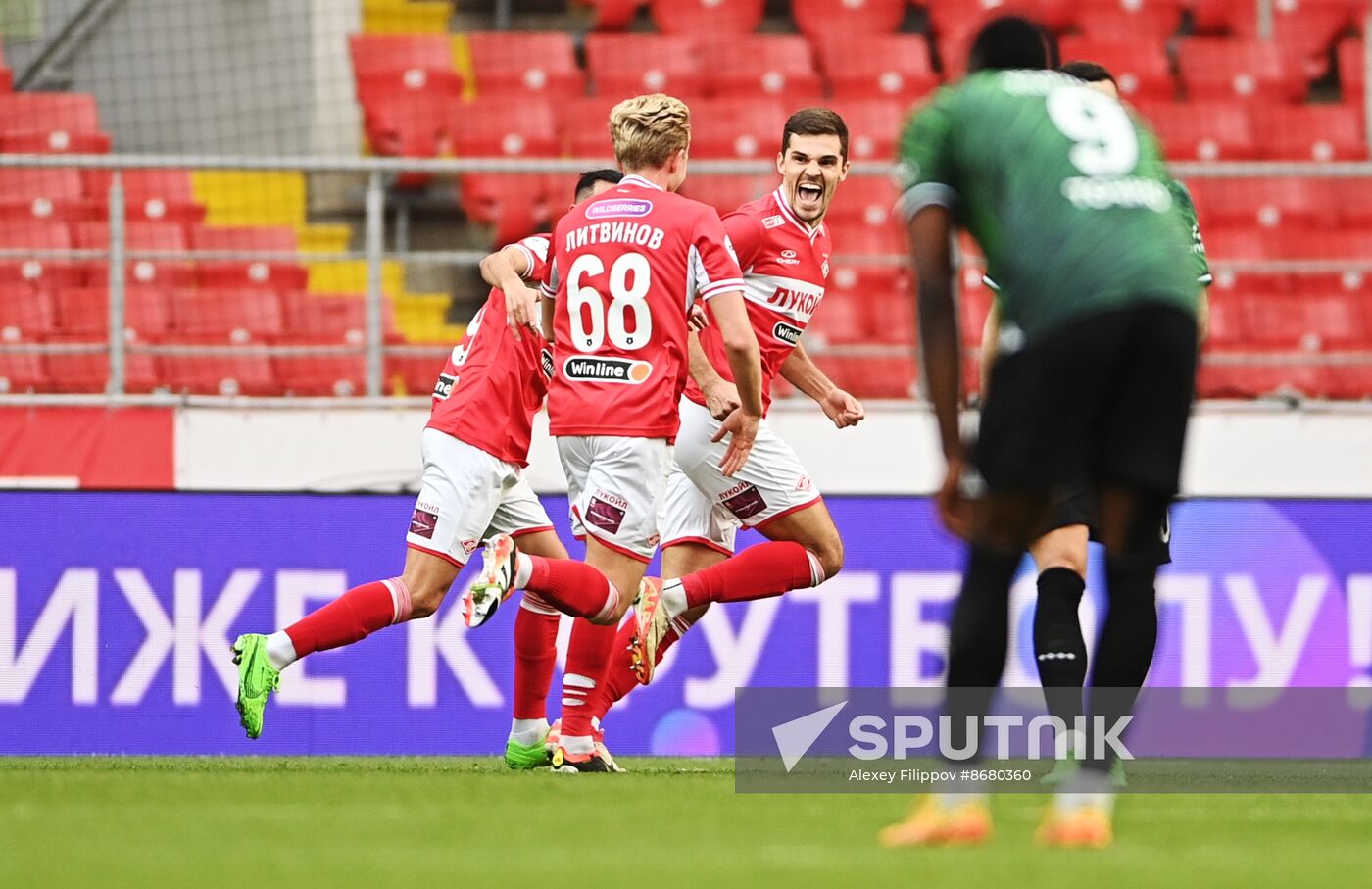 Russia Soccer Premier-League Spartak - Krasnodar