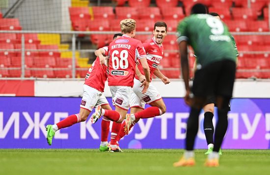 Russia Soccer Premier-League Spartak - Krasnodar