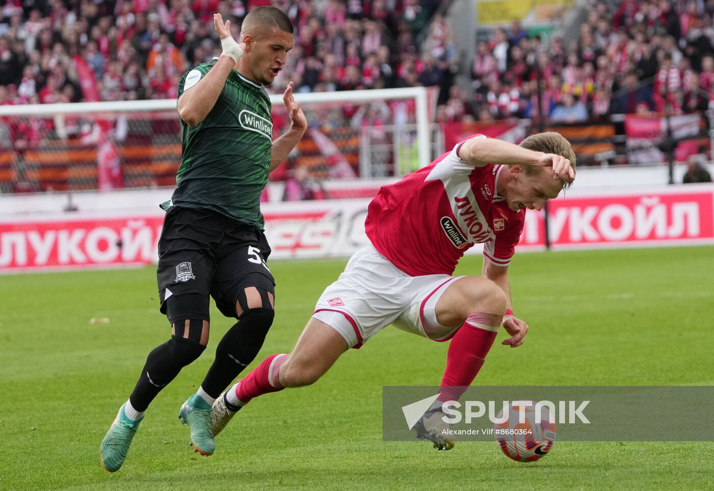 Russia Soccer Premier-League Spartak - Krasnodar