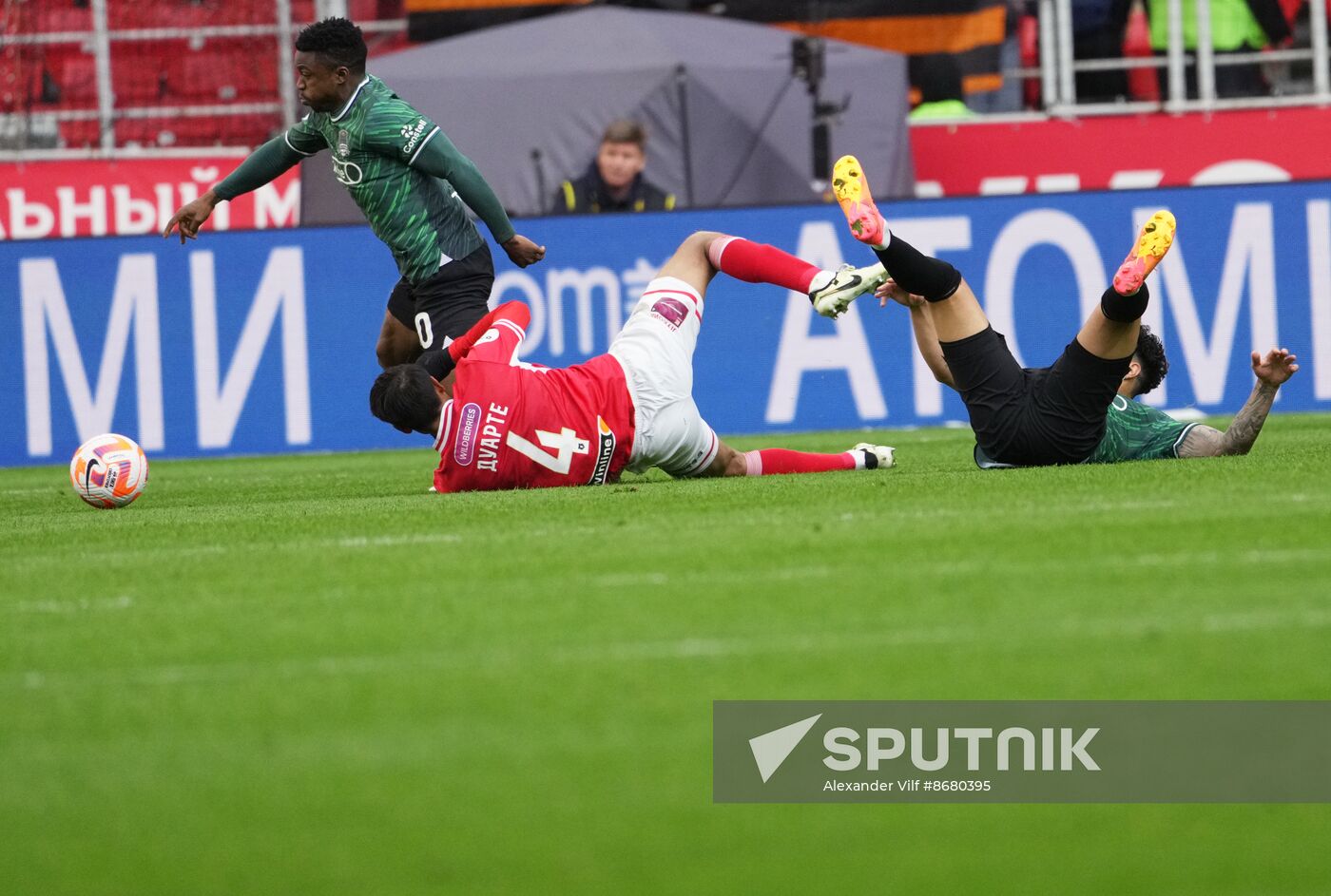 Russia Soccer Premier-League Spartak - Krasnodar