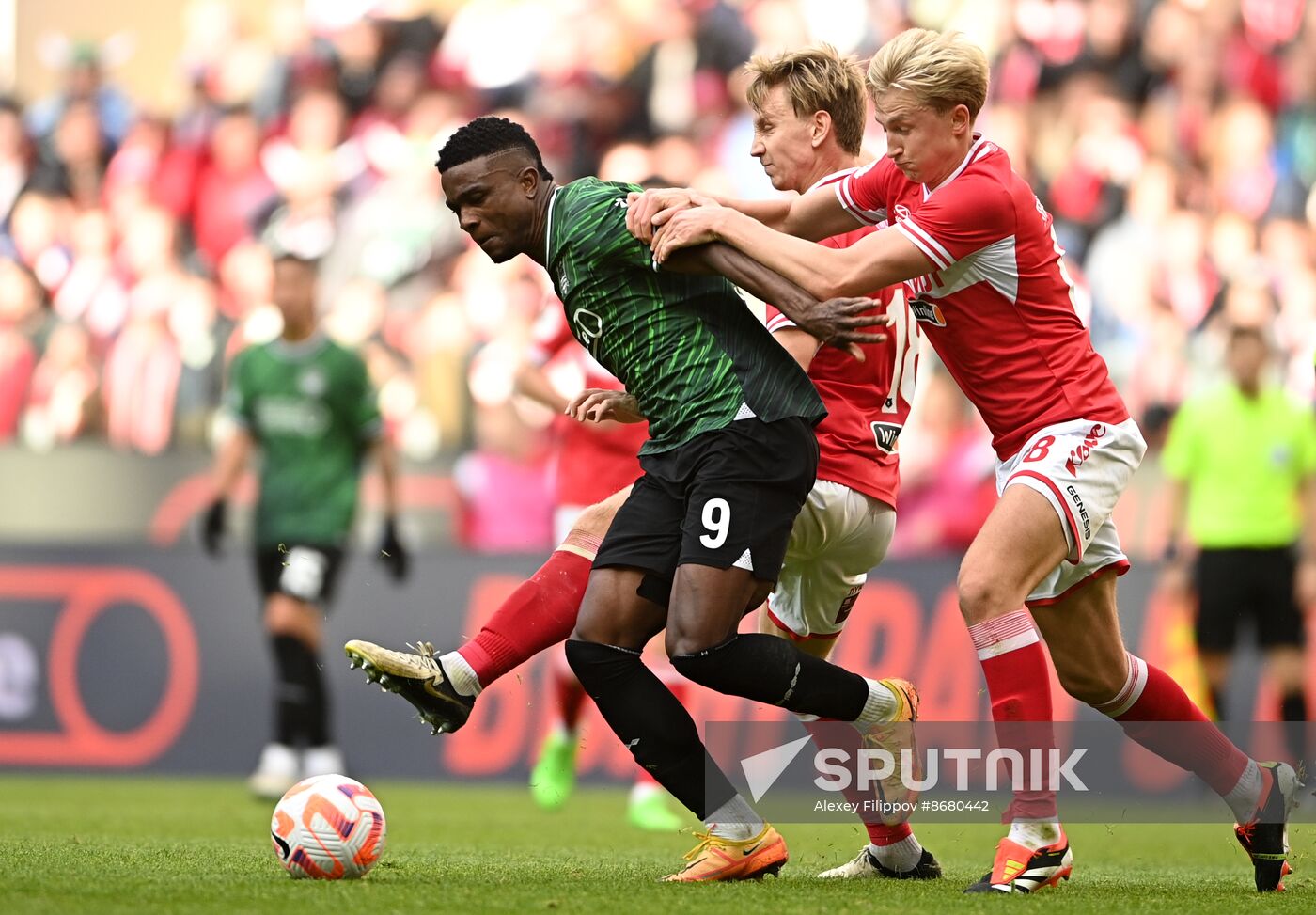 Russia Soccer Premier-League Spartak - Krasnodar