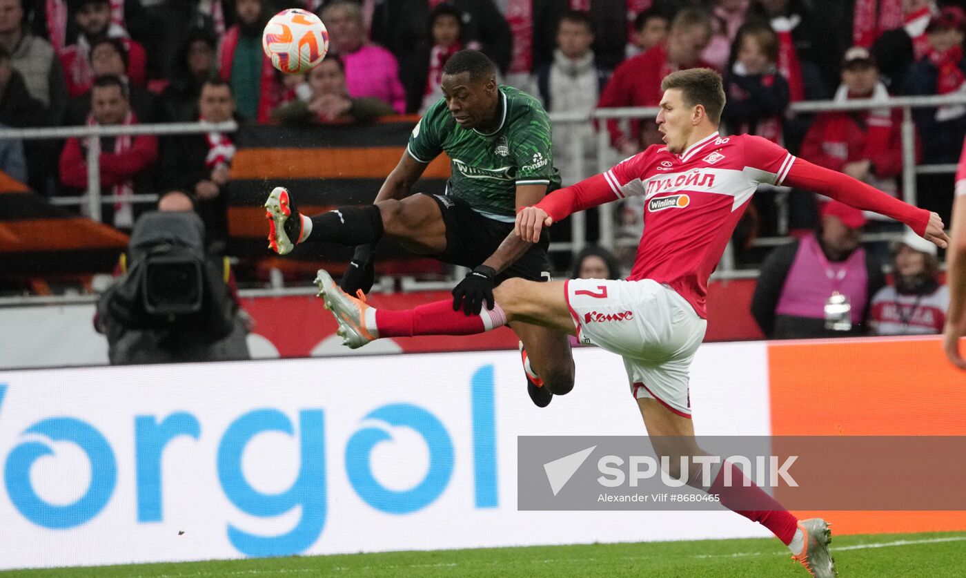 Russia Soccer Premier-League Spartak - Krasnodar