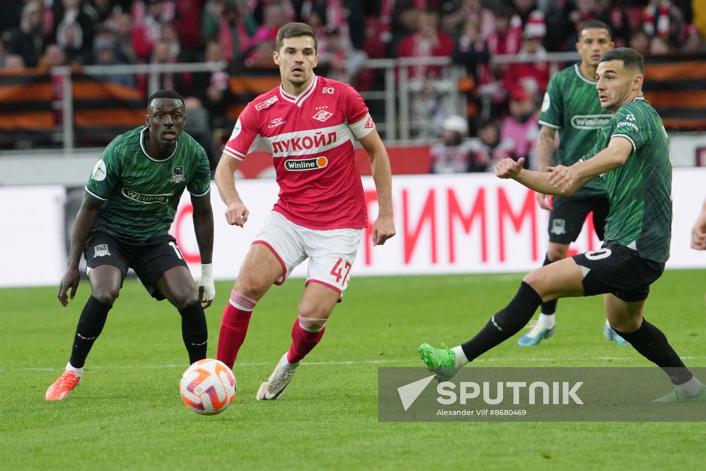 Russia Soccer Premier-League Spartak - Krasnodar