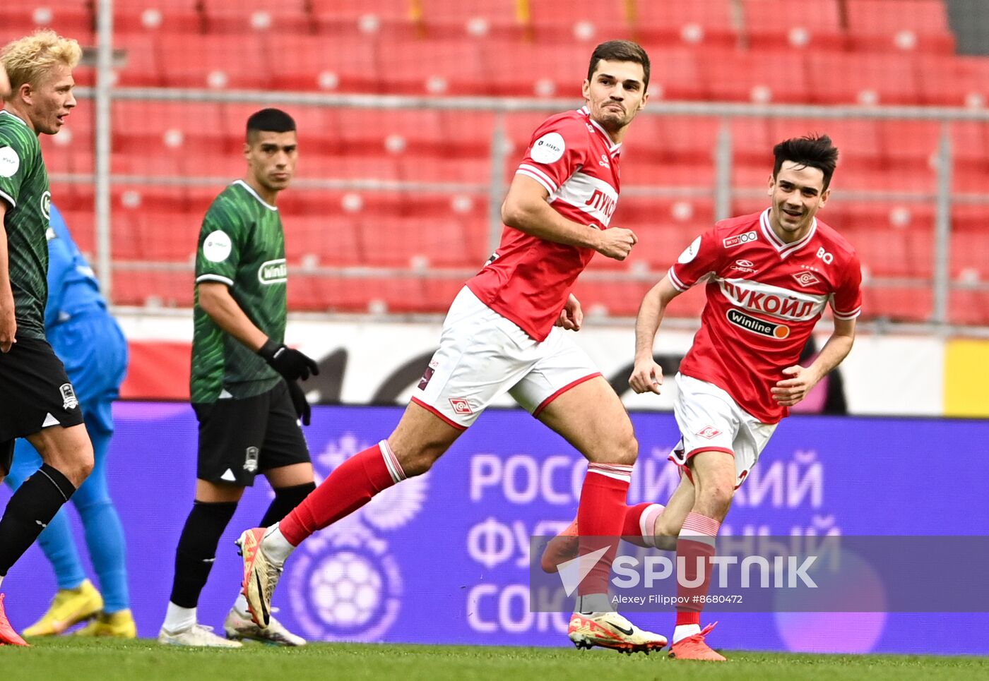 Russia Soccer Premier-League Spartak - Krasnodar