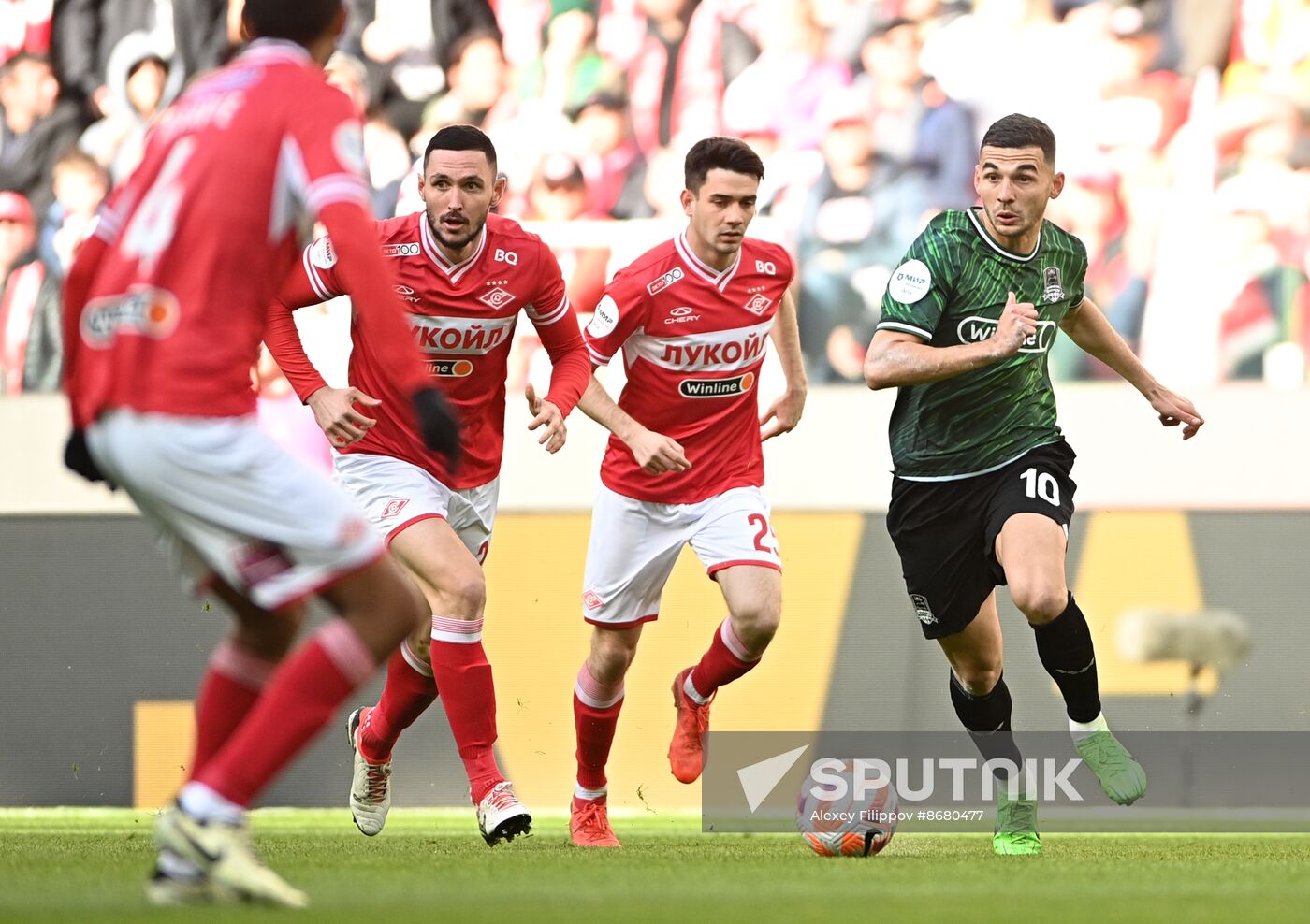 Russia Soccer Premier-League Spartak - Krasnodar