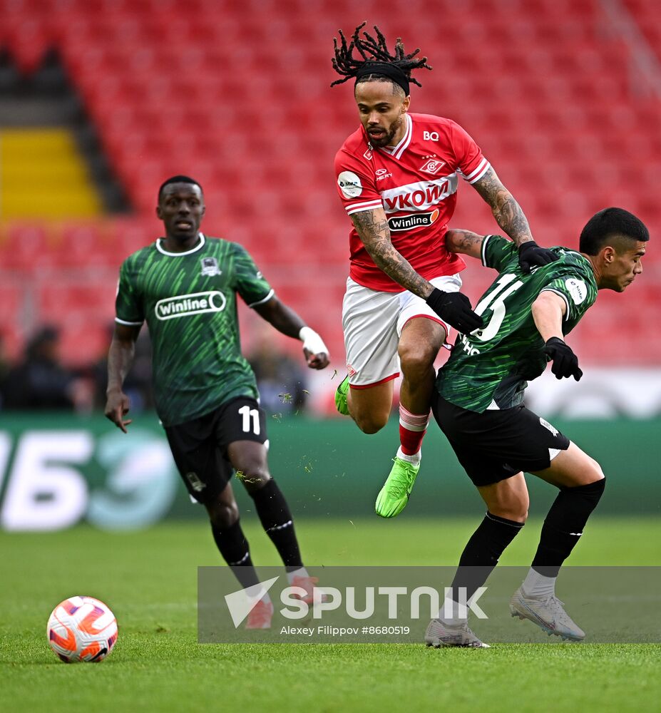 Russia Soccer Premier-League Spartak - Krasnodar