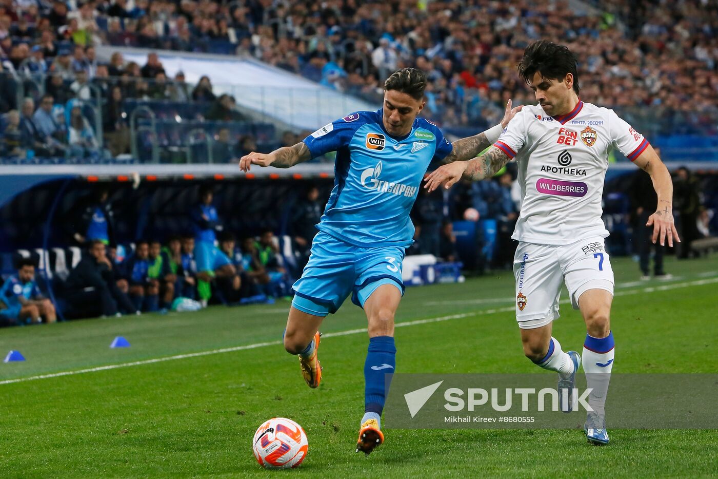 Russia Soccer Premier-League Zenit - CSKA