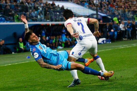 Russia Soccer Premier-League Zenit - CSKA