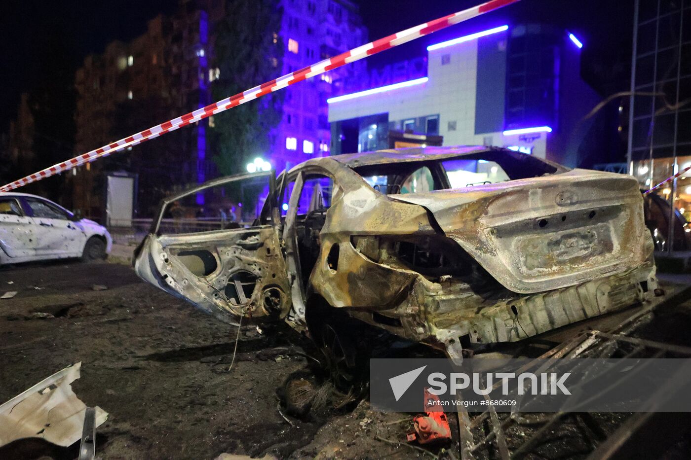 Russia Ukraine Military Operation Shelling
