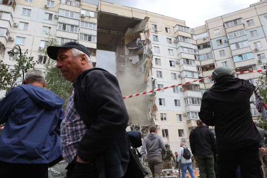 Russia Ukraine Military Operation Shelling Aftermath