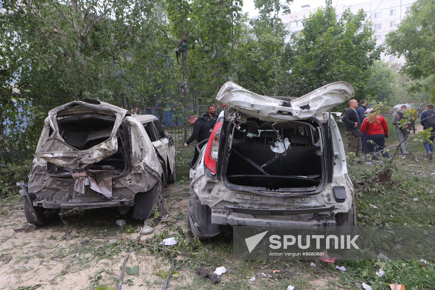 Russia Ukraine Military Operation Shelling Aftermath