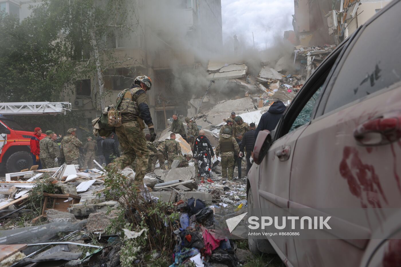 Russia Ukraine Military Operation Shelling Aftermath