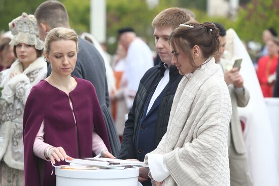 RUSSIA EXPO. Opening of the first Russian Wedding Festival