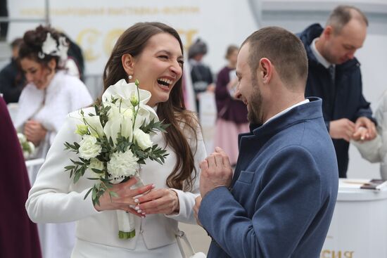 RUSSIA EXPO. Opening of the first Russian Wedding Festival