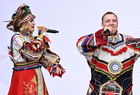 RUSSIA EXPO. Concert program of Russian Wedding Festival with creative groups of Far Eastern Federal District