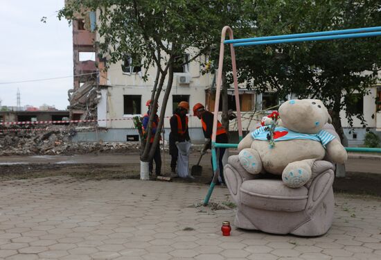 Russia Ukraine Military Operation Shelling Aftermath