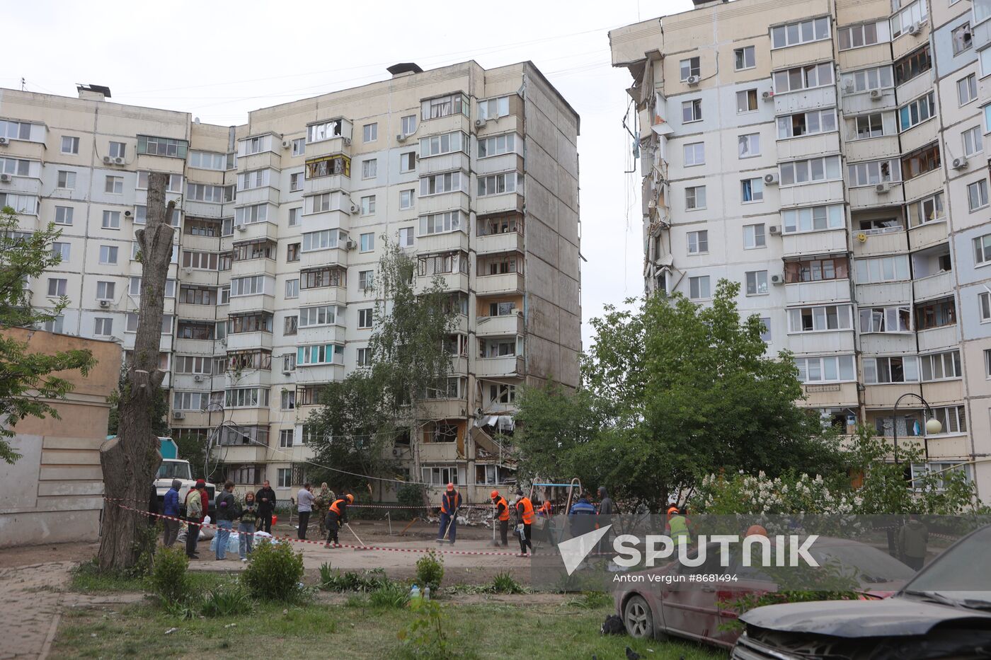 Russia Ukraine Military Operation Shelling Aftermath