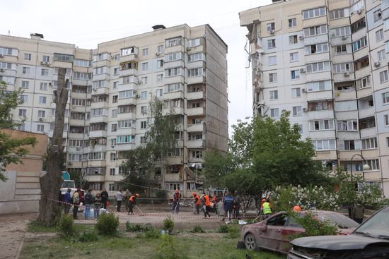Russia Ukraine Military Operation Shelling Aftermath