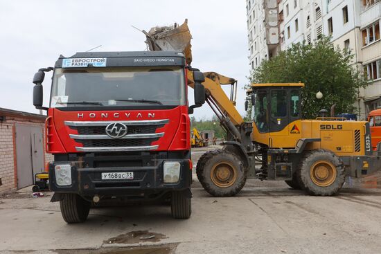 Russia Ukraine Military Operation Shelling Aftermath