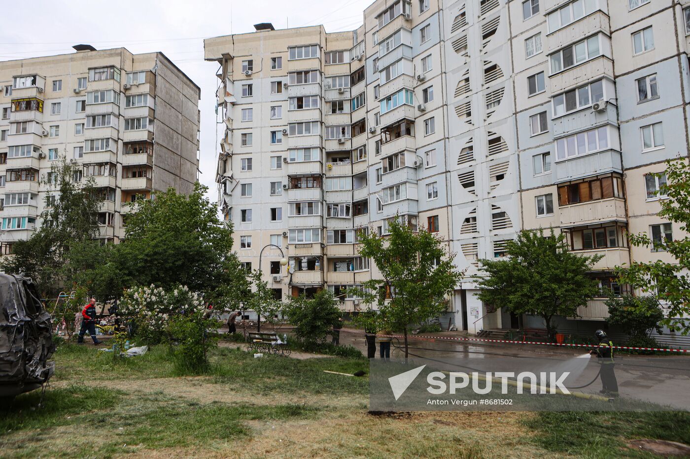 Russia Ukraine Military Operation Shelling Aftermath