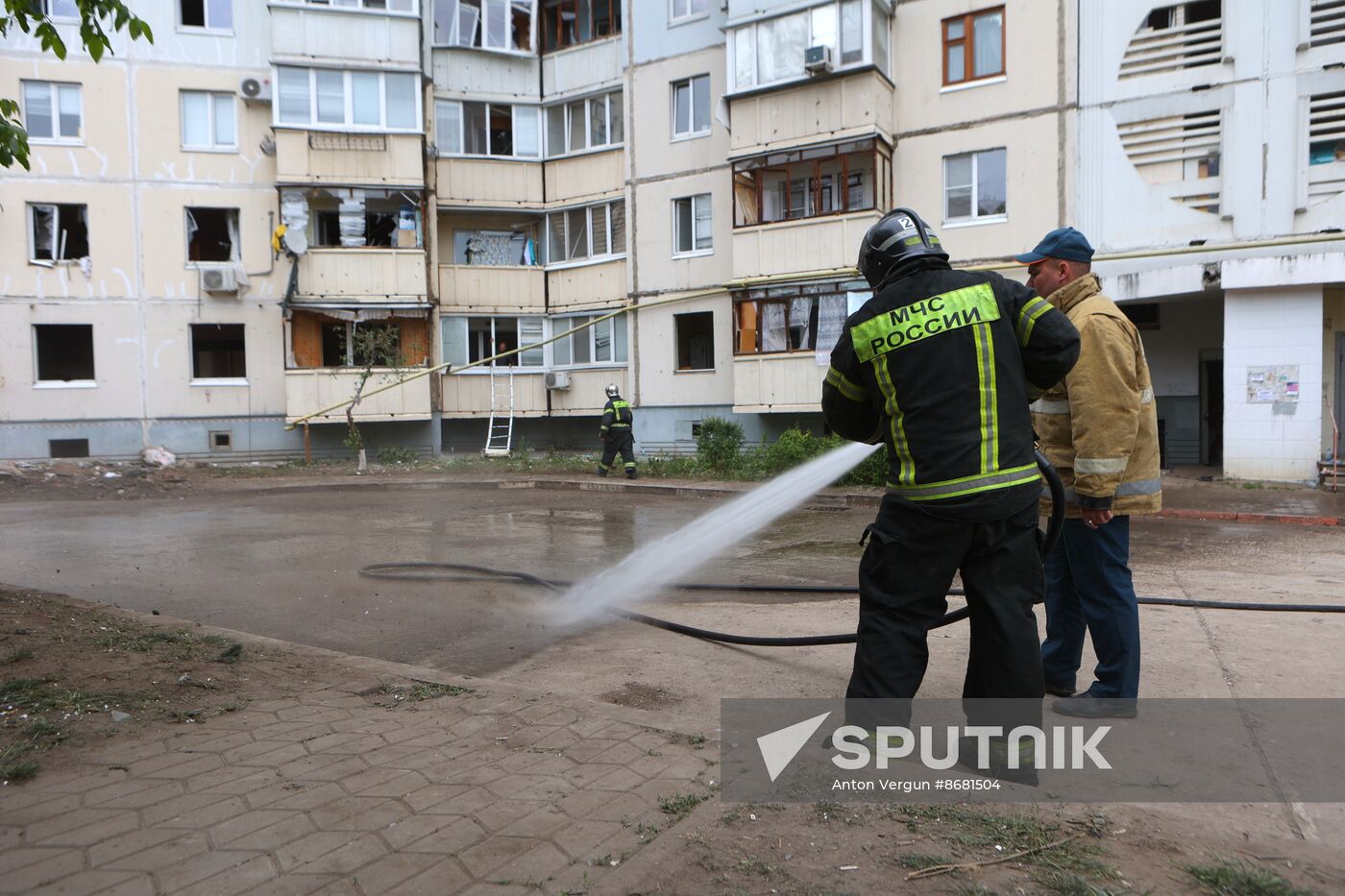 Russia Ukraine Military Operation Shelling Aftermath