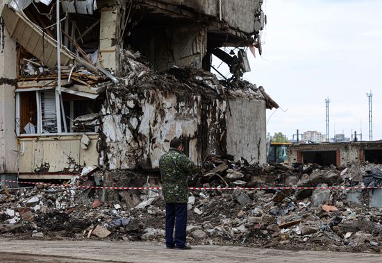 Russia Ukraine Military Operation Shelling Aftermath