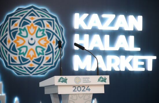 Official opening ceremony of the Halal Trade Fair. Photos can be used on terms listed in the media-bank's Forum section. Location: Russia, Republic of Tatarstan, Kazan. Author: Vladimir Astapkovich/Sputnik. KAZANFORUM 2024. Opening ceremony of the Halal Trade Fair