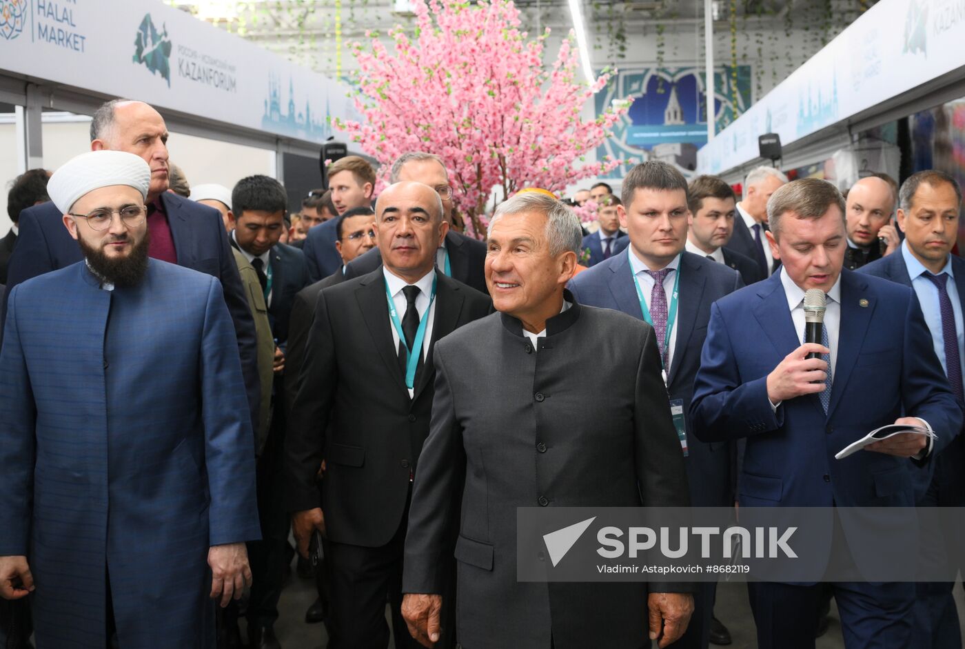 KAZANFORUM 2024. Opening ceremony of the Halal Trade Fair