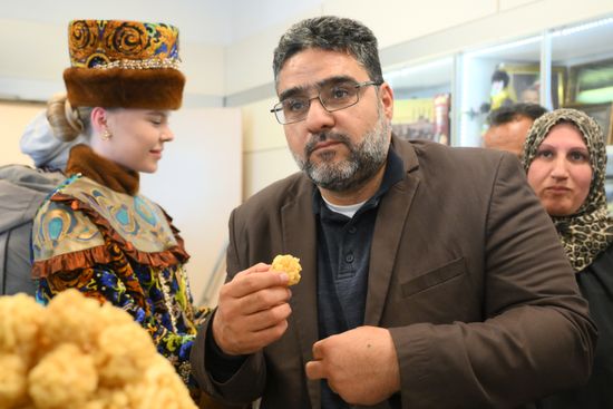 Welcoming ceremony for participants of the International Economic Forum Russia - Islamic World: KAZANFORUM 2024 at Kazan airport. Faraj Khalil Salem, Minister of Technical and Vocational Education of Libya (Benghazi). Photos can be used on terms listed in the media-bank's Forum section. Location: Russia, Republic of Tatarstan, Kazan. Author: Stanislav Krasilnikov/Sputnik. KAZANFORUM 2024. Arrival of forum participants