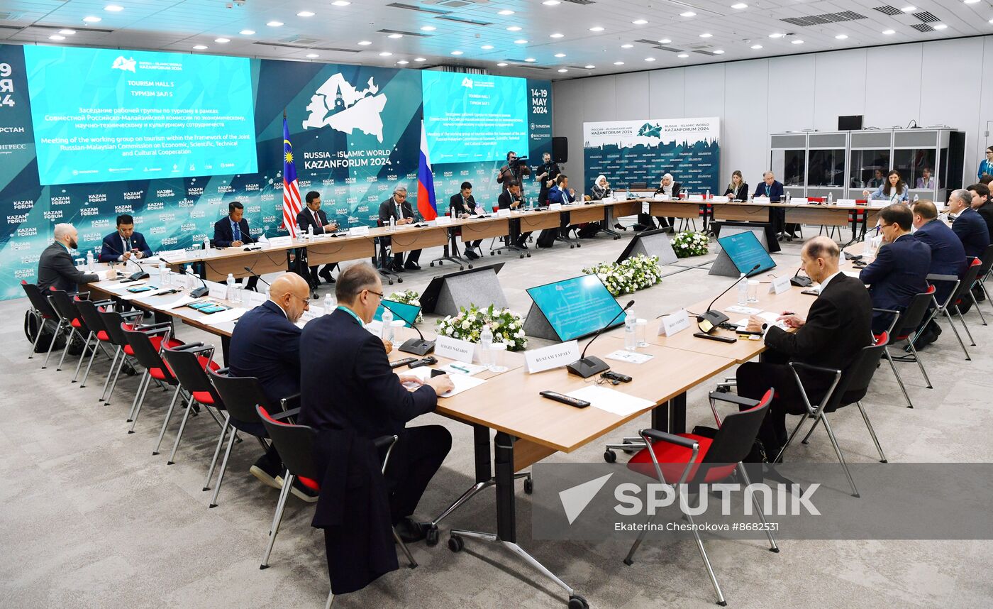 KAZANFORUM 2024. Meeting of the Working Group on Tourism of the Russian-Malaysian Commission on Economic, Scientific, Technical and Cultural Cooperation