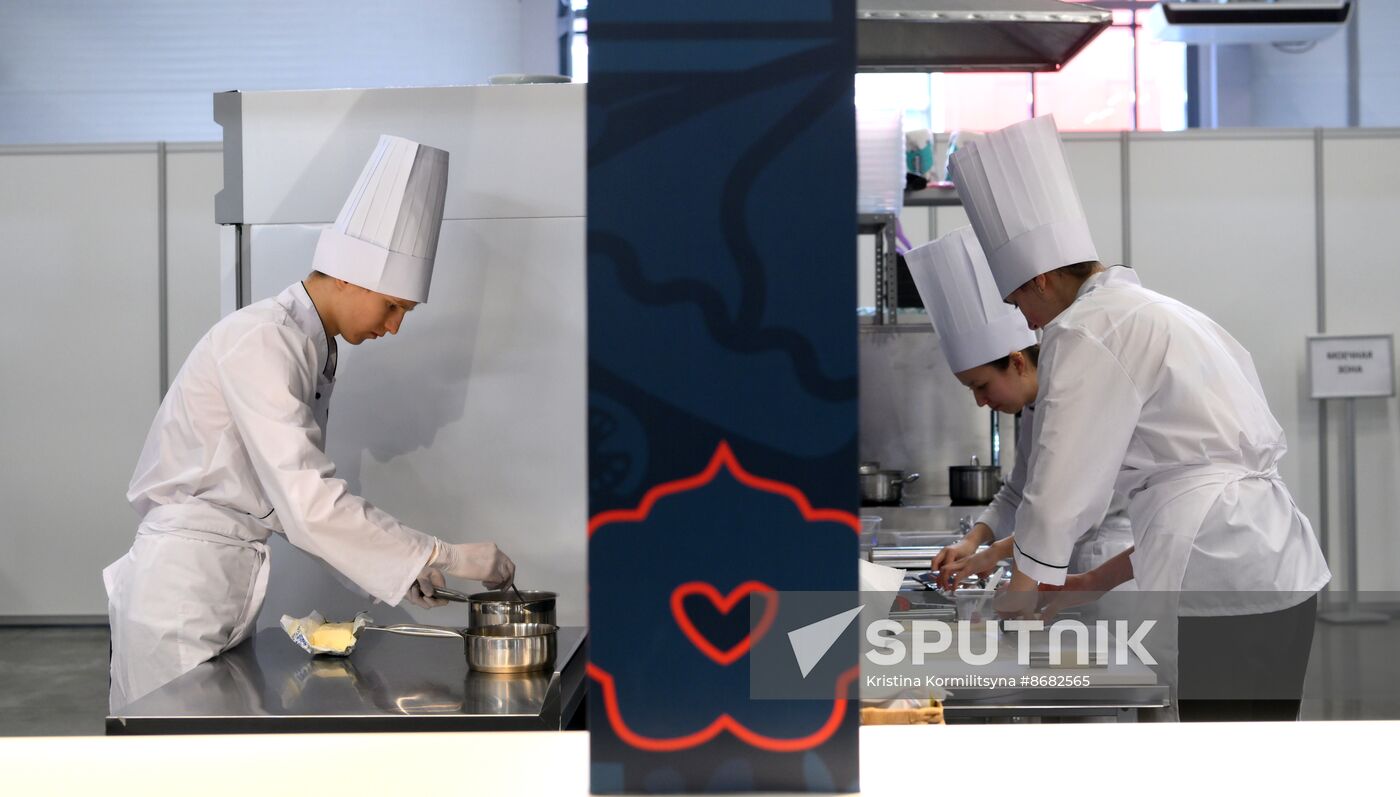 KAZANFORUM 2024. Opening of the tournament of young chefs, presentation of cultural performances