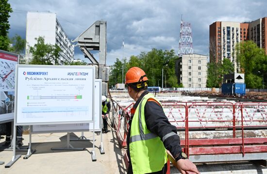 Russia Moscow Metro Construction