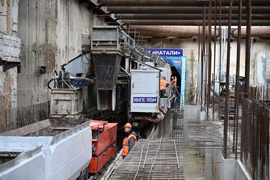 Russia Moscow Metro Construction