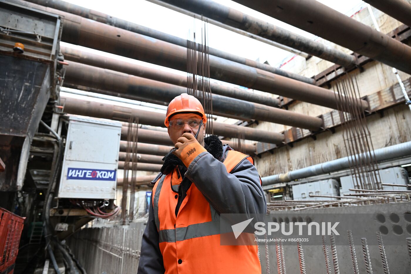 Russia Moscow Metro Construction