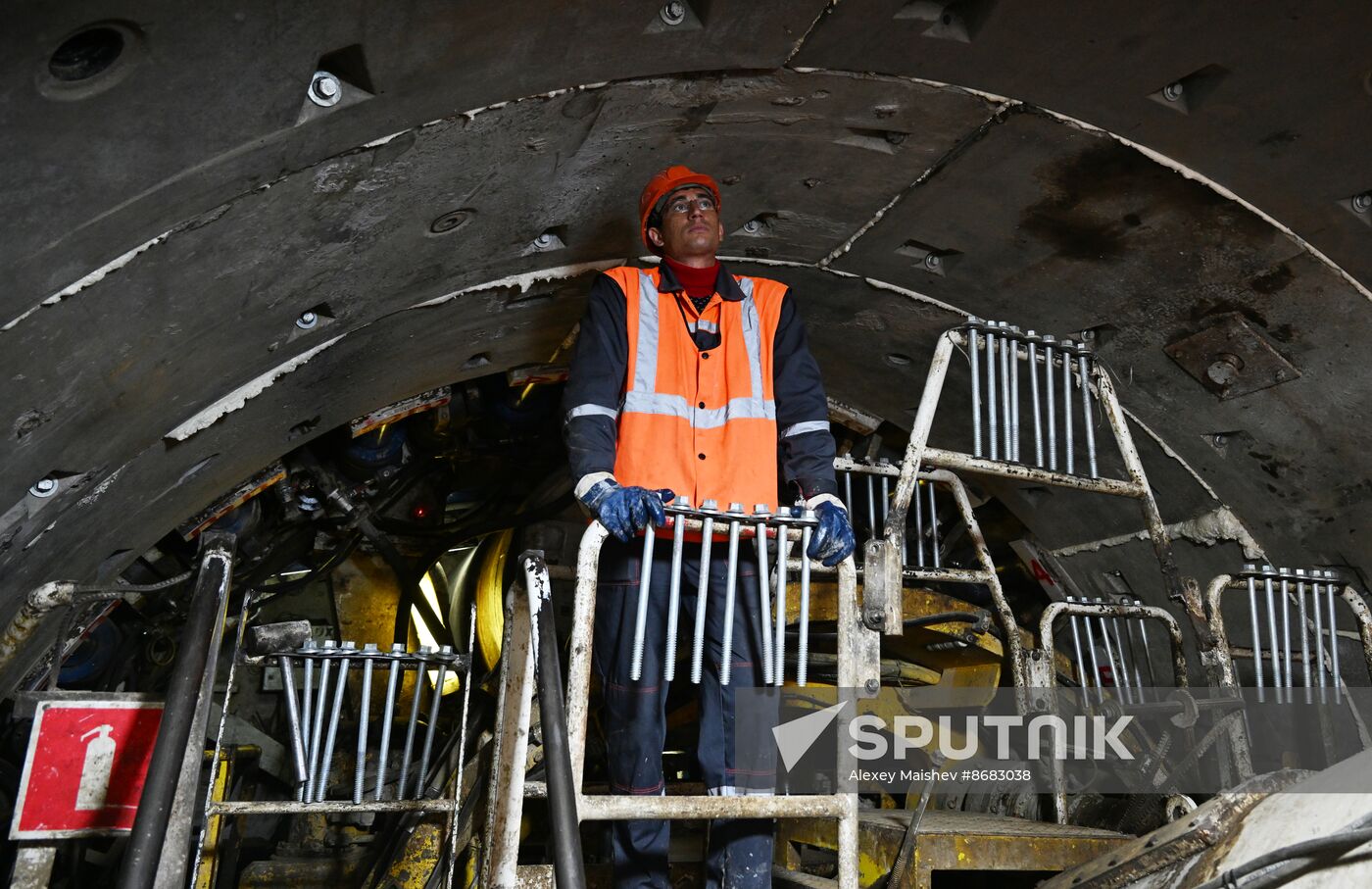 Russia Moscow Metro Construction