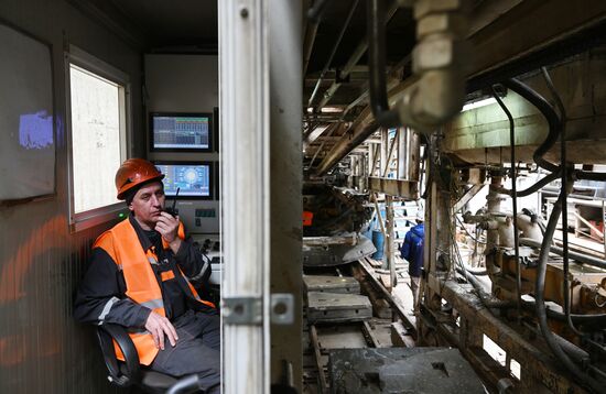 Russia Moscow Metro Construction