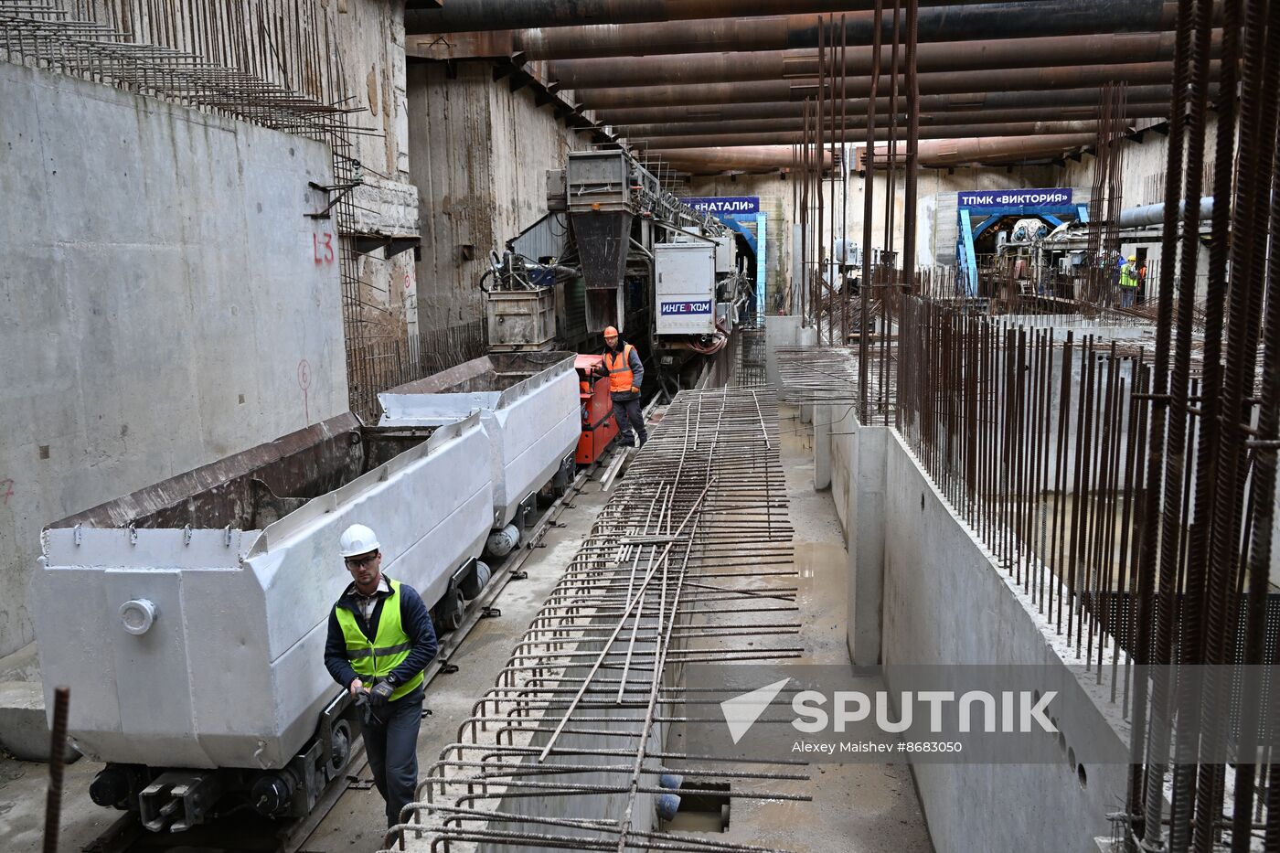 Russia Moscow Metro Construction