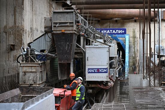 Russia Moscow Metro Construction