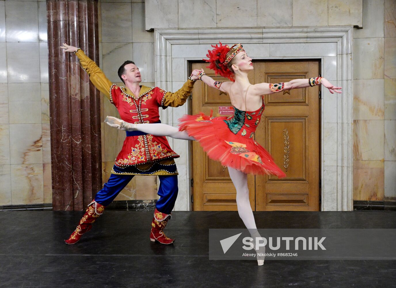 Russia Moscow Metro Anniversary