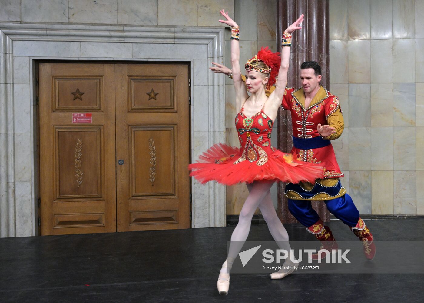 Russia Moscow Metro Anniversary