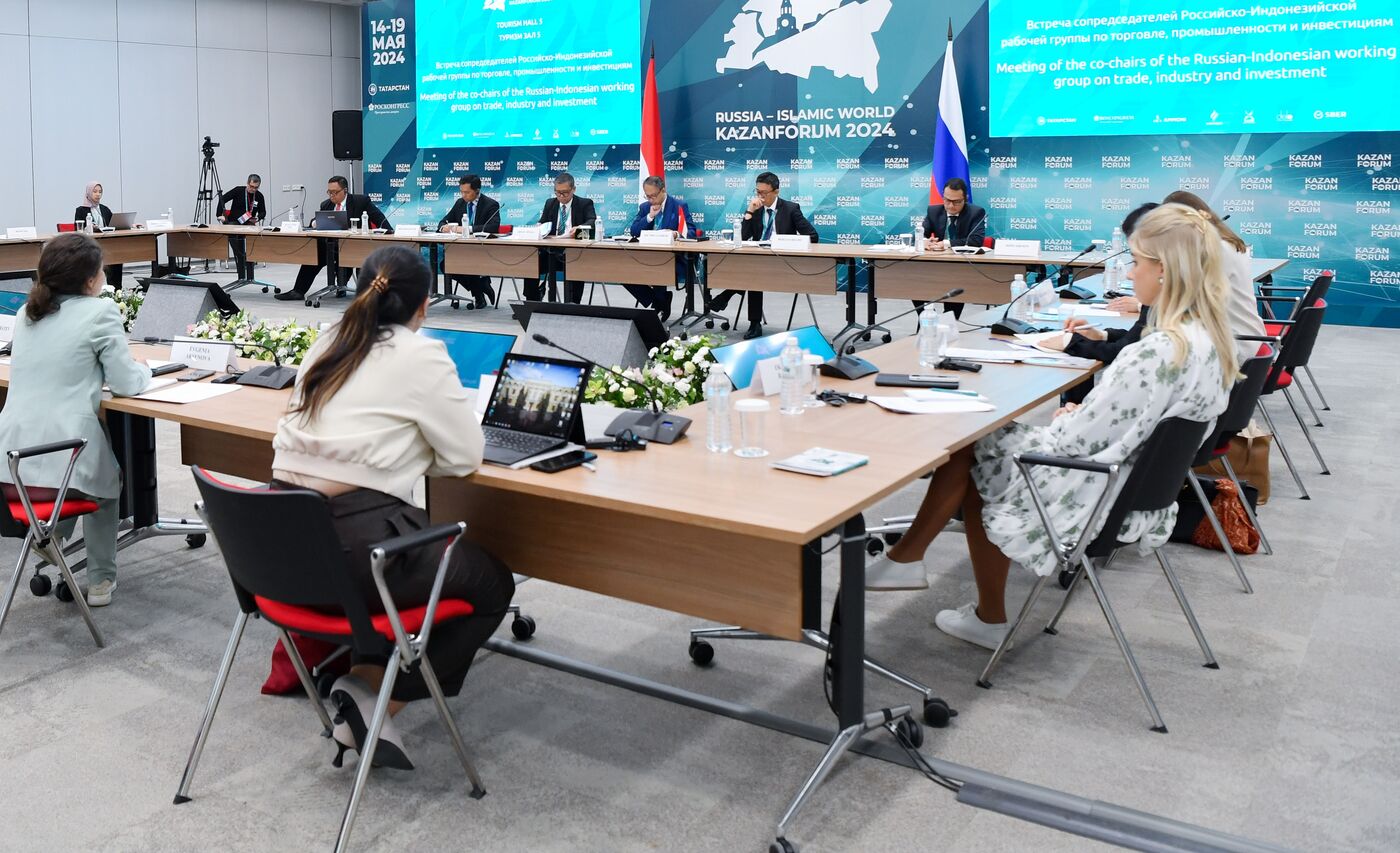 KAZANFORUM 2024. Meeting of co-chairs of Russian-Indonesian Working Group on Trade, Industry and Investment