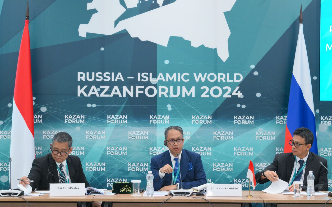 KAZANFORUM 2024. Meeting of co-chairs of Russian-Indonesian Working Group on Trade, Industry and Investment