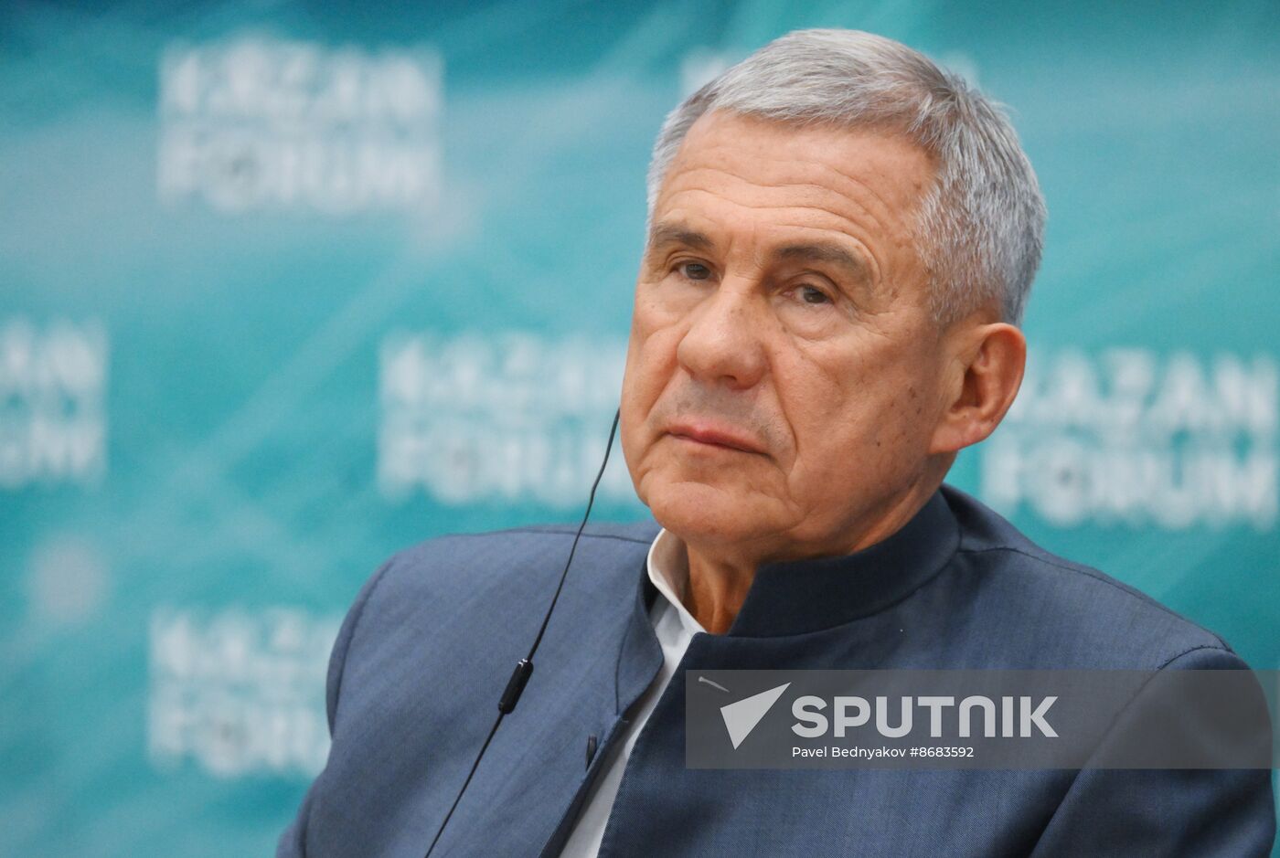 KAZANFORUM 2024. Head of Tatarstan Rustam Minnikhanov meets with foreign ambassadors in Russia