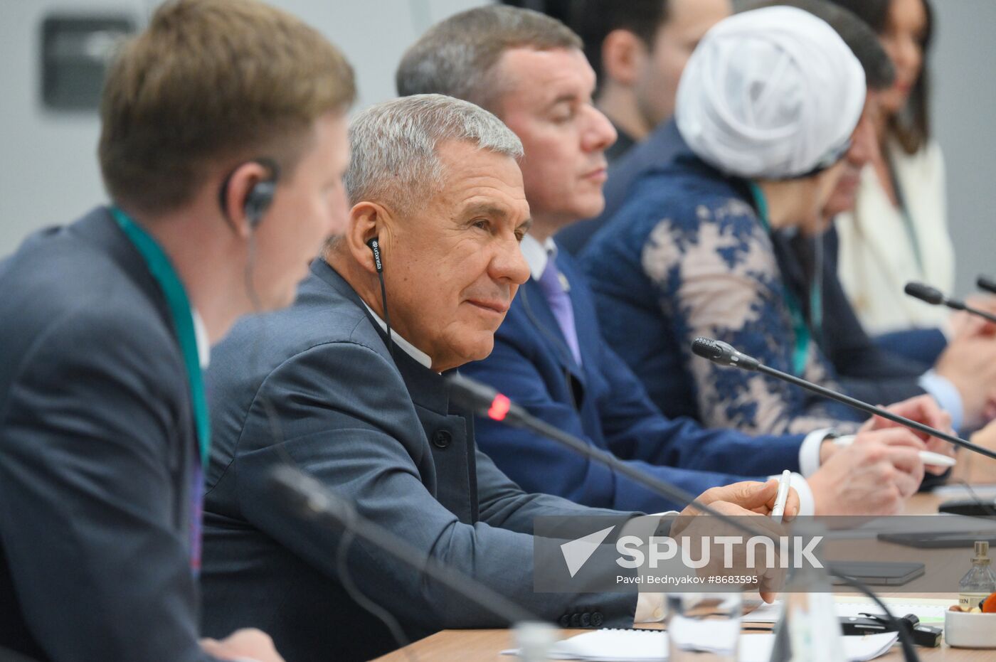 KAZANFORUM 2024. Head of Tatarstan Rustam Minnikhanov meets with foreign ambassadors in Russia